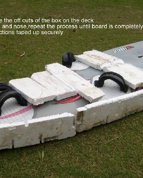 how to pack board to survive freight