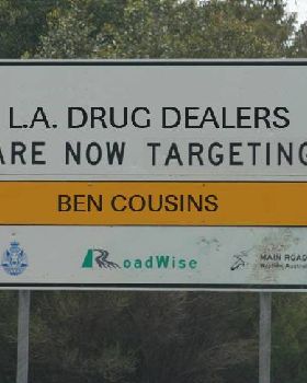 Police targeting ... signs