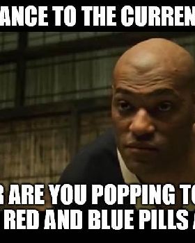 Morpheus red and blue