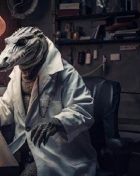 whimsical-scene-crocodile-dons-doctors-attire-diligently-working-computer-its-professional-office-sp