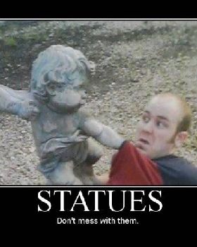 statues
