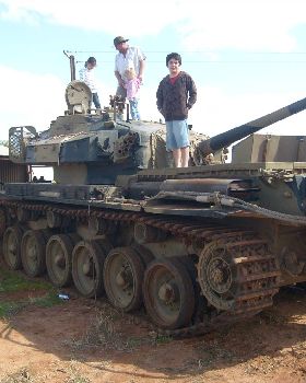 went to a show out back of Loxton