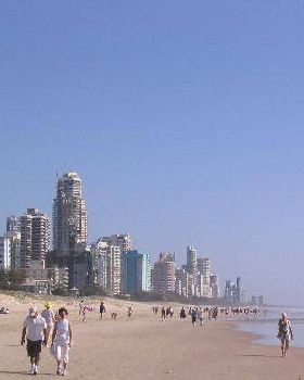 3136612-Broadbeach with Q1 Tower at left-Gold Coast