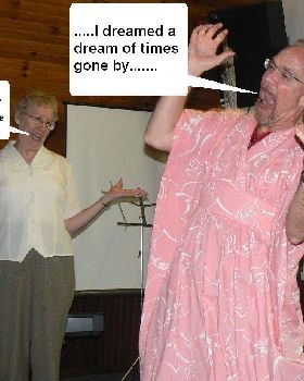 pink man singing 1