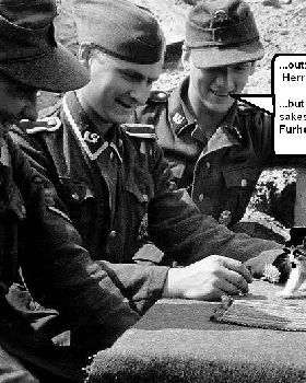 cat on mat fuhrer