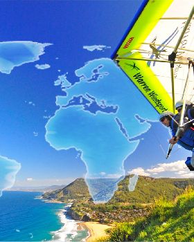 Launching tandem from Bald Hill