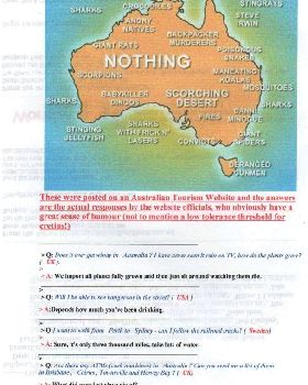 aussie tourist