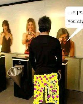 kiter at urinal