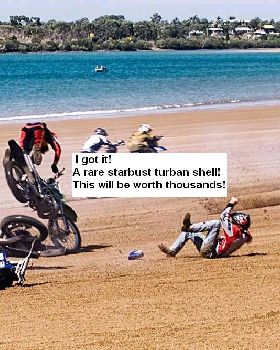 beach crash