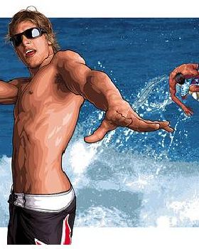 Bruce Irons Cartoon