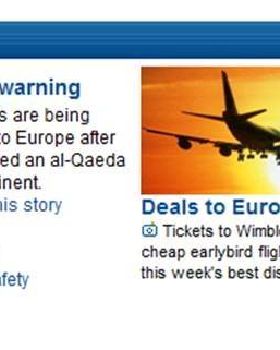Classic internet news cross promotion