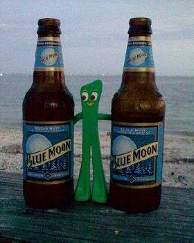 Gumby says "Beer o'clock!"