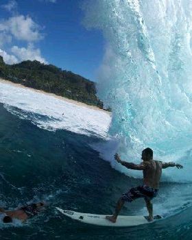 Duck dive dude!