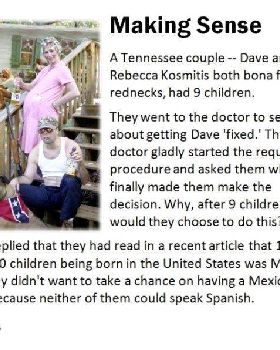 Redneck vasectomy
