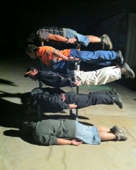 PLANKERS AT WORK