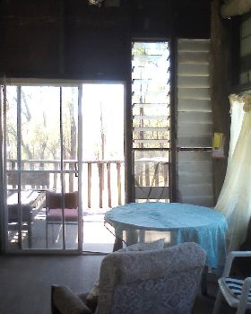 Living room and verandah
