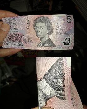 australia note funny money