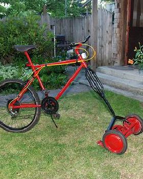 Old lawn mower