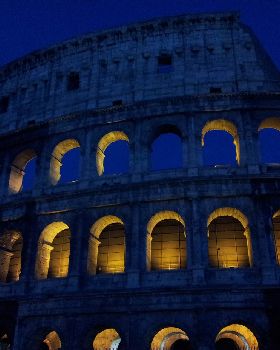Colosseum by night