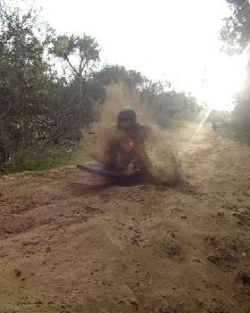 Sand Surfing