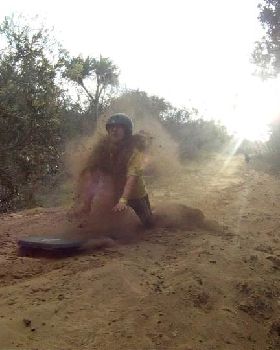 Sand Surfing