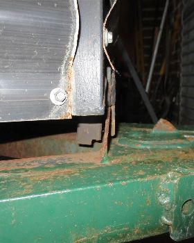 Lugs that interlok and prevent any fore-aft movement.