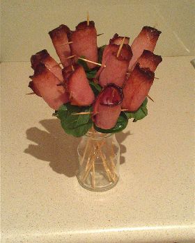 man roses