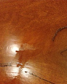 Last spot oversanded to remove the thickened varnish residue couldnt remove when fresh