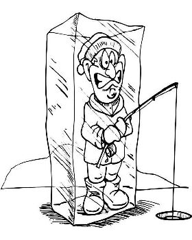 Frozen-Fisherman-on-Harsh-Winter-Coloring-Page