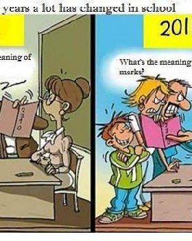 School then and now
