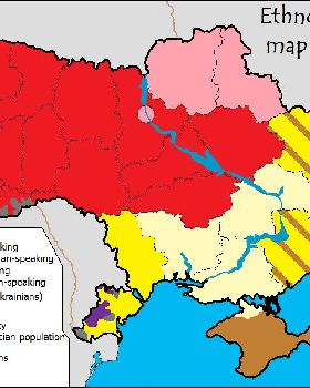 Ethnolingusitic map of ukraine