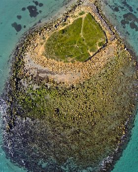 Woodmans Point from above