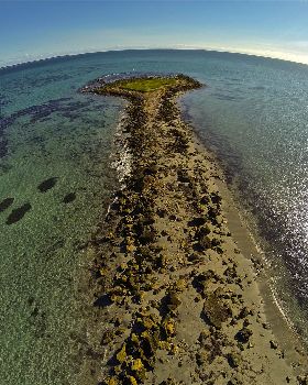 Woodmans Point from above
