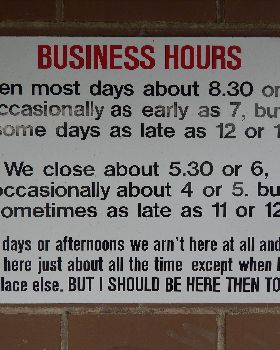 Opening hours 2