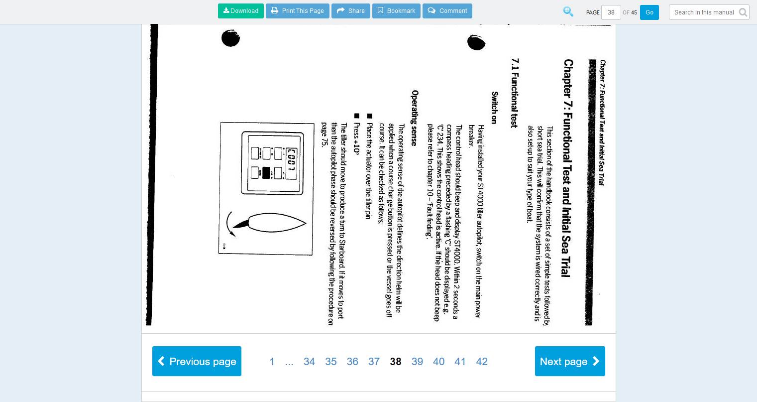 Raymarine Autohelm ST4000 User Manual (Page 38 of 45) - 2016-06-27 12.43.48