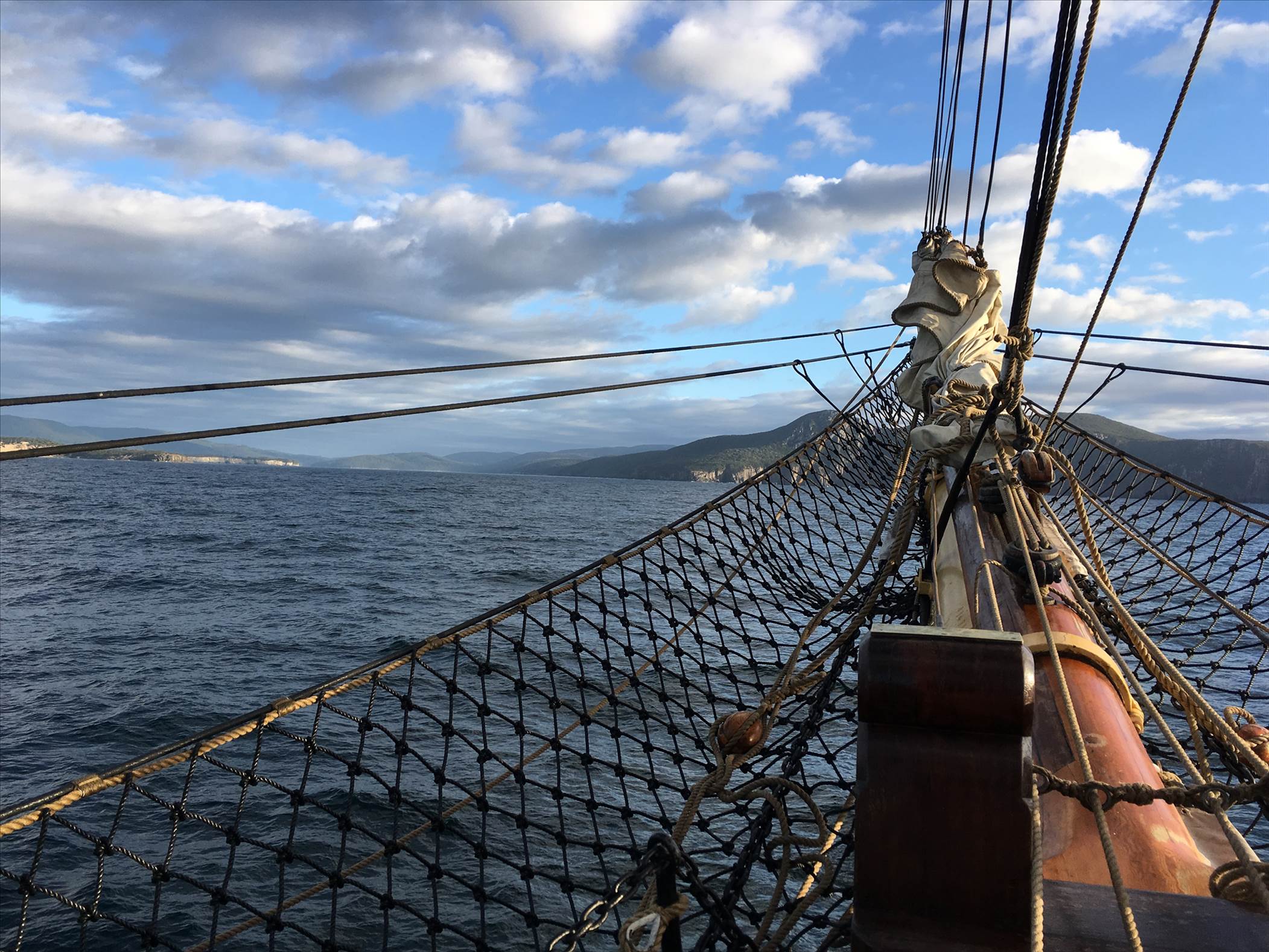 James Craig on way to wooden boat festival