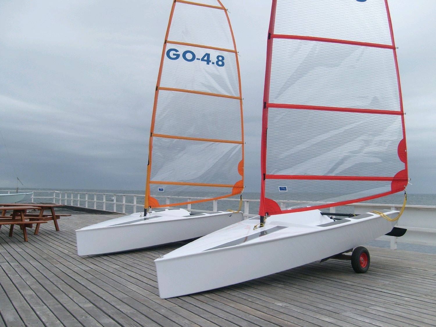 My new sailing dinghy design,designed with CAD and CNC cut in Thialand