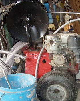 Grit Blaster setup