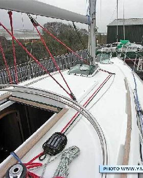 Hanse yacht main sheet