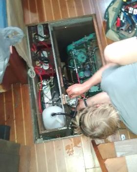 In the engine room