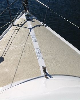 Foredeck top coated & finished