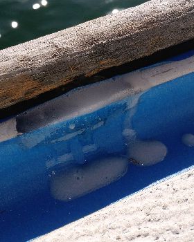 Epoxy applied