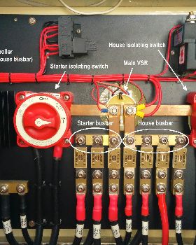 Boat electrical distribution