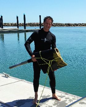 Half a rudder