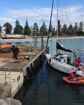 Preparing to leave Esperance