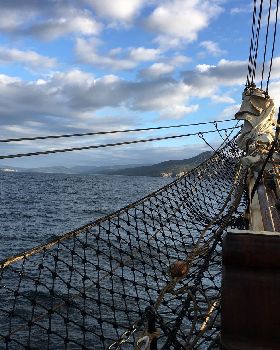 James Craig on way to wooden boat festival