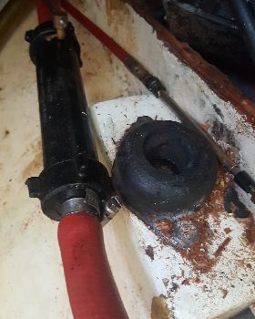 Rear port side broken
