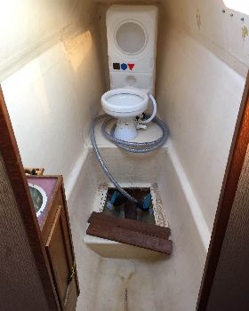 Toilet under construction