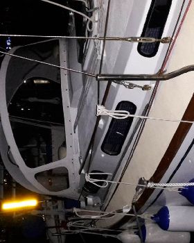 Boat repairs finished.
