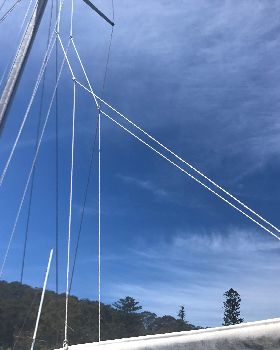 Sail bag rigging